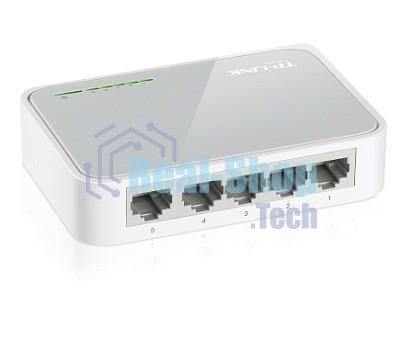 Коммутатор TP-Link SOHO TL-SF1005D Коммутатор 5-port 10/100M mini Desktop Switch, 5 10/100M RJ45 ports, Plastic case