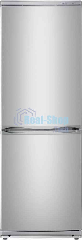 Холодильник Atlant XM-4012-080 серебристый двухкамерный 201/101л морозилка снизу