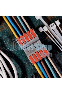 Клемма Rexant СМК 222-425R проходная разъемная 5 полюсов серая 0,2-2,5/4мм² (20 шт/уп)