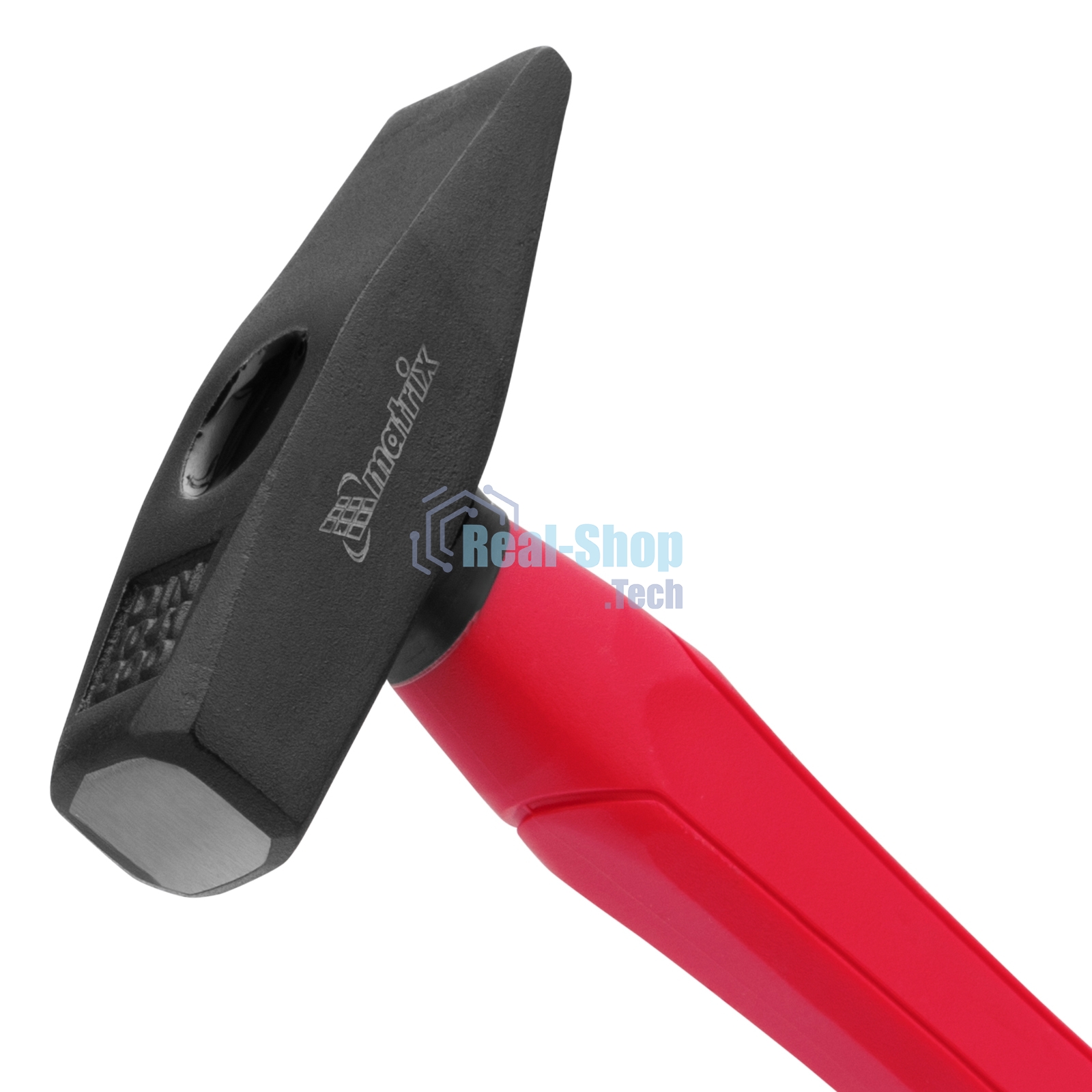 Молоток слесарный Matrix ''optimal'', 300 г, фибергласовая обрезиненная рукоятка, квадратный боек