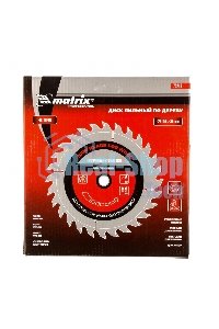 Пильный диск по дереву Matrix, ф190 х 30 мм, 48 зубьев