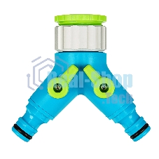 Разветвитель двухканальный LUXE Palisad с внутренней резьбой 3/4