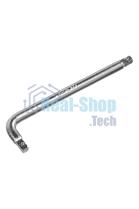 Вороток Г-образный Denzel 150x40 мм, квадрат 1/4