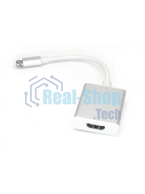 Адаптер Type-C на HDMI, серебро