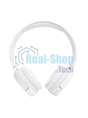 Беспроводные наушники JBL Tune 520BT белый, накладные, Bluetooth, быстрая зарядка, складная конструкция
