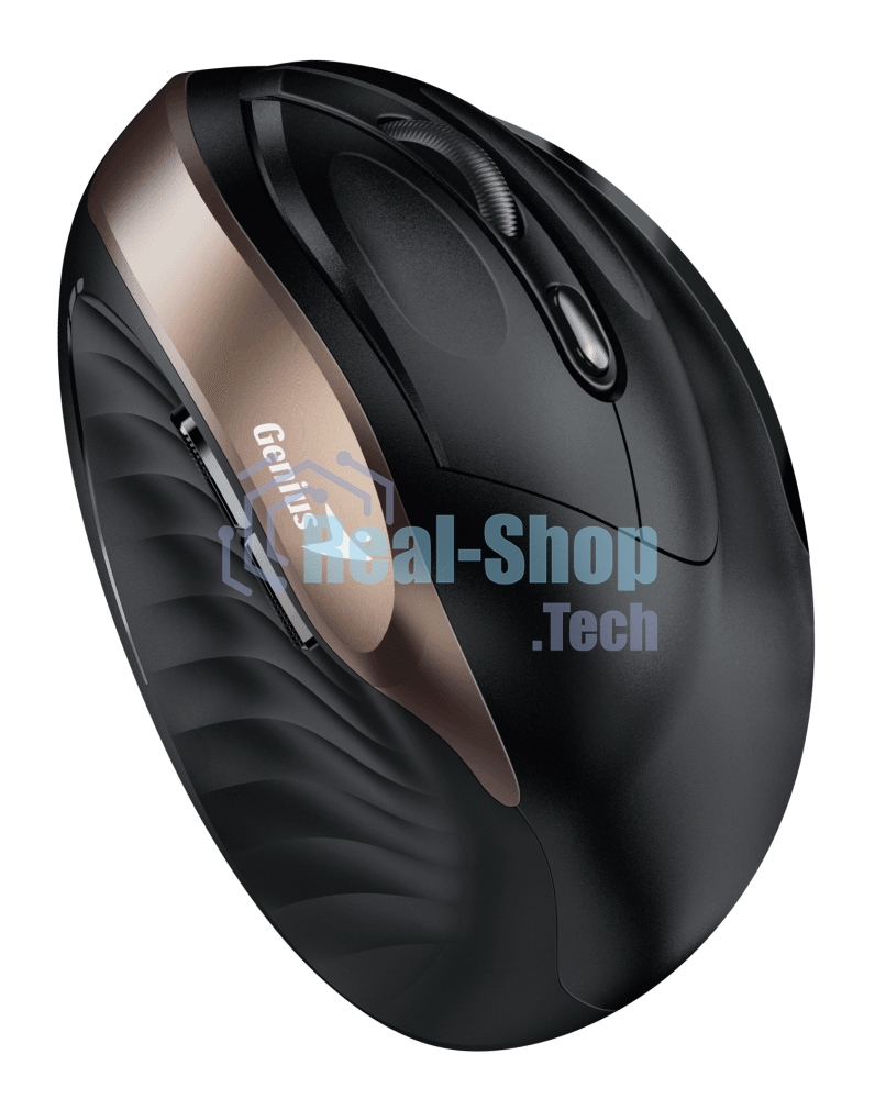 Мышь беспроводная Genius Ergo 8250S черный, 1600 dpi, радиоканал, USB, кнопки - 6
