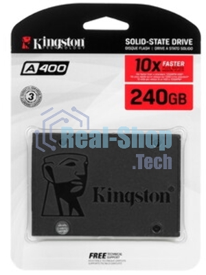 Накопитель SSD Kingston A400, 240Gb, SATA III, 2.5