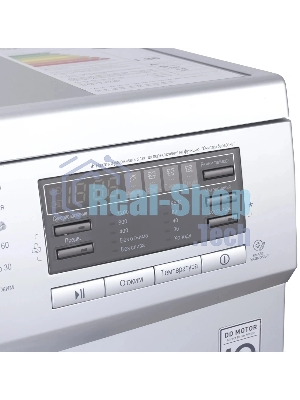 Стиральная машина LG F1296TD4 серебристый, загрузка фронтальная 8 кг, 1200 об/мин, класс: А