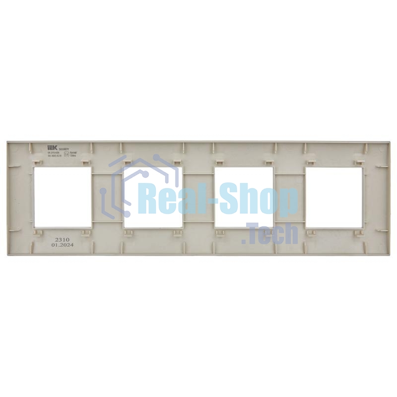 Рамка 4-м IEK SKANDY SK-F01B бежевый SK-M42-K10