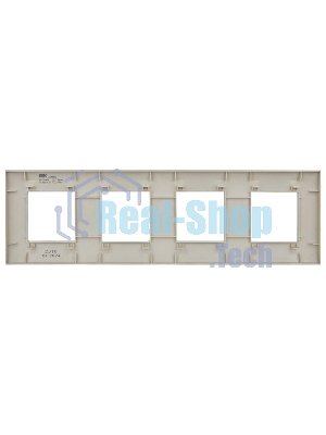 Рамка 4-м IEK SKANDY SK-F01B бежевый SK-M42-K10