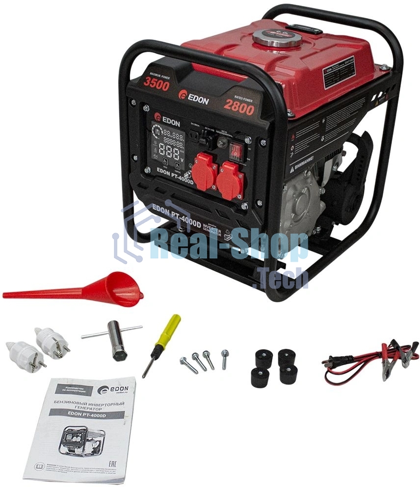 Бензиновый инверторный генератор Edon Edon PT-4000D 3.5кВт