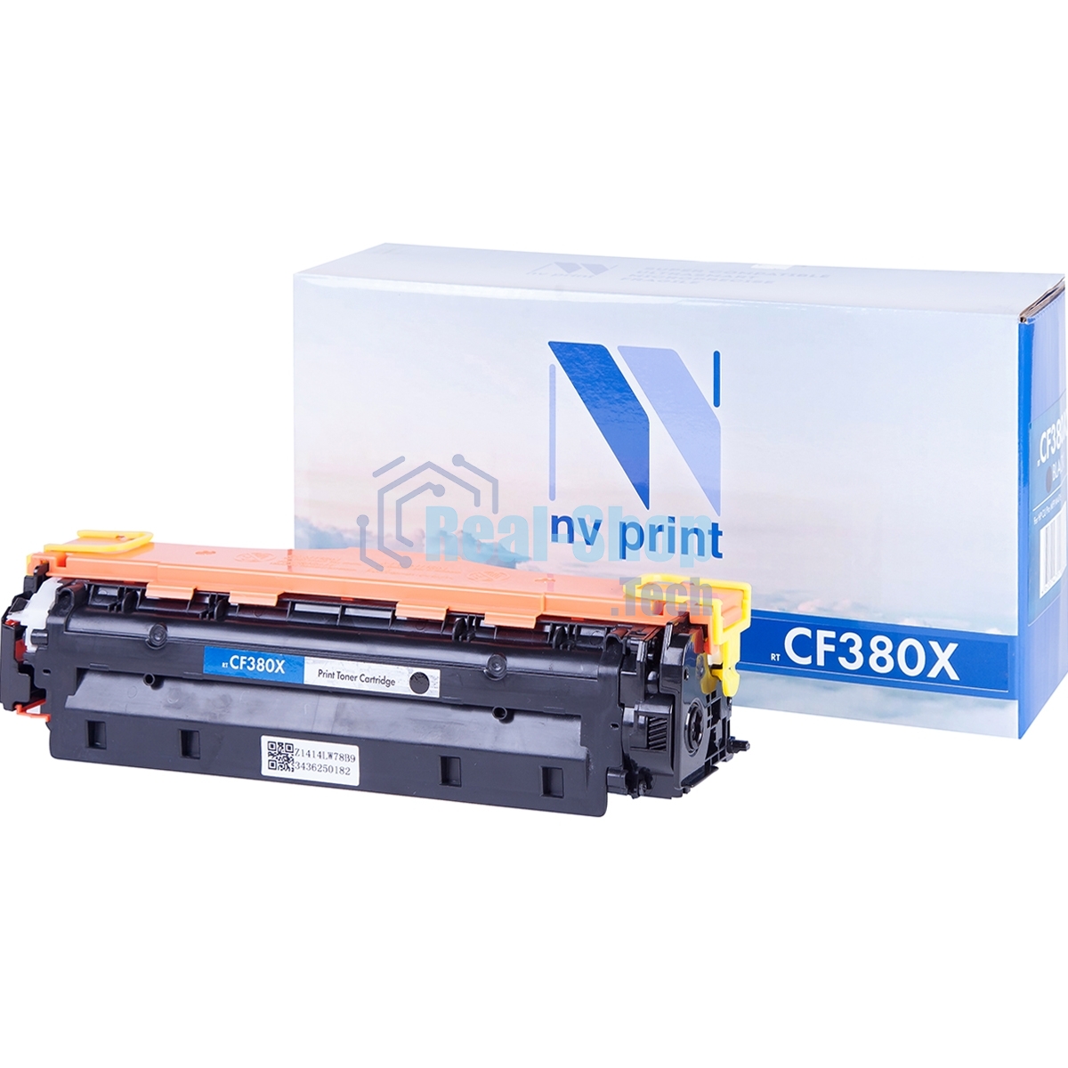 Картридж лазерный NVPrint совместимый HP CF380X черный для CLJ Pro MFP M476 (4400k)