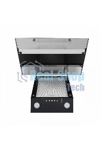 Вытяжка каминная Maunfeld Bridge 60 нержавеющая сталь/черное стекло, 60 см, 850 куб. м/ч, 51 дБ