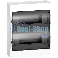 Бокс ОП EASY9 навесн. с прозрачной дверью 2ряда 24мод. SchE