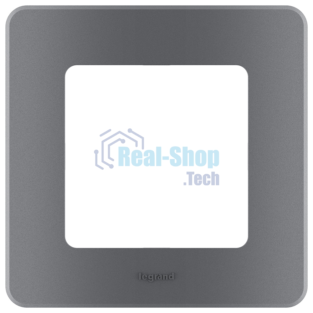 Рамка 1 пост дымчатый Inspiria