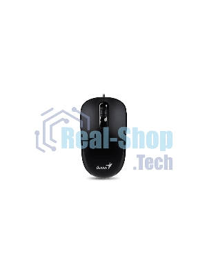 Мышь проводная Genius DX-110 черный, 1000 dpi, USB, кнопки - 3