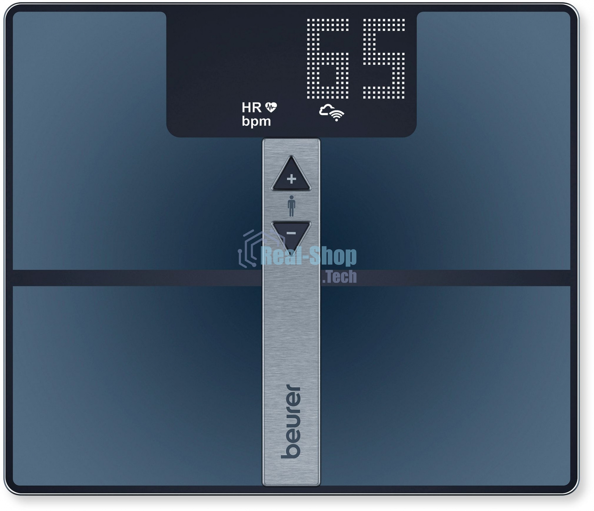 Весы напольные электронные Beurer BF980 WIFI/BT макс.180кг черный