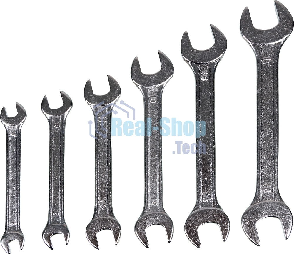 Набор рожковых ключей 6 шт. 6 - 17 73/6/5/3 ВИХРЬ