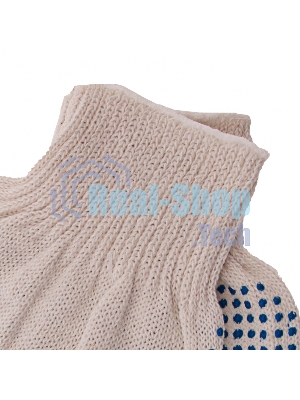 Перчатки трикотажные, с ПВХ точкой, 10 класс Россия