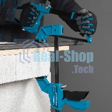 Струбцина Gross 20702 реечная быстрозаж. пистолет. пошаг.механизм пл. корпус 300мм