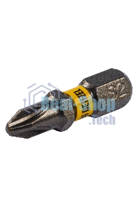 Набор бит Denzel PH2х25, сталь S2, шестигранный профиль, 10 шт.