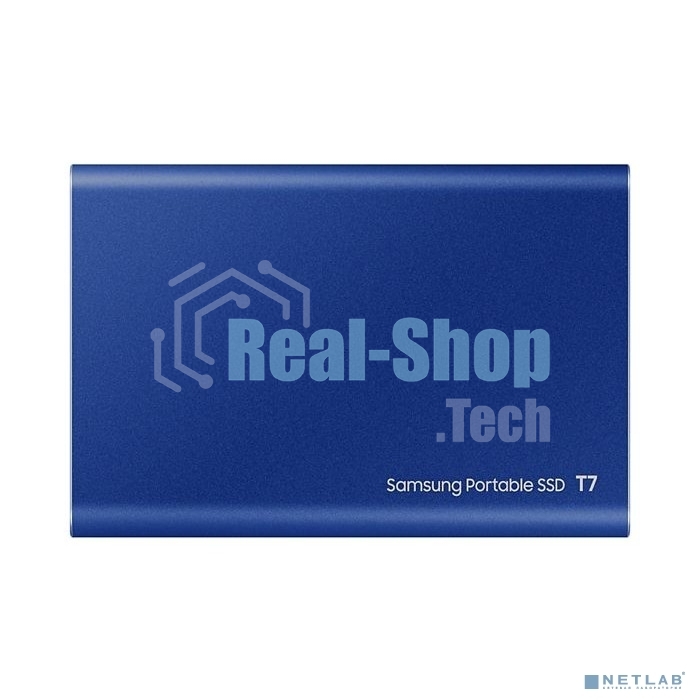 Внешний SSD Samsung T7, 2TB, USB 3.2 Gen 2 Type-C, R/W 1050/1000, синий