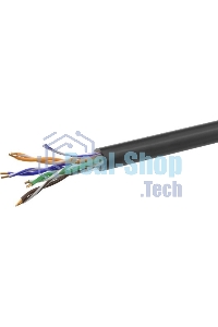 Кабель витая пара U/UTP cat.5e 4х2х24AWG solid CCA PE Out. 305м (м) Net.on 01-0301