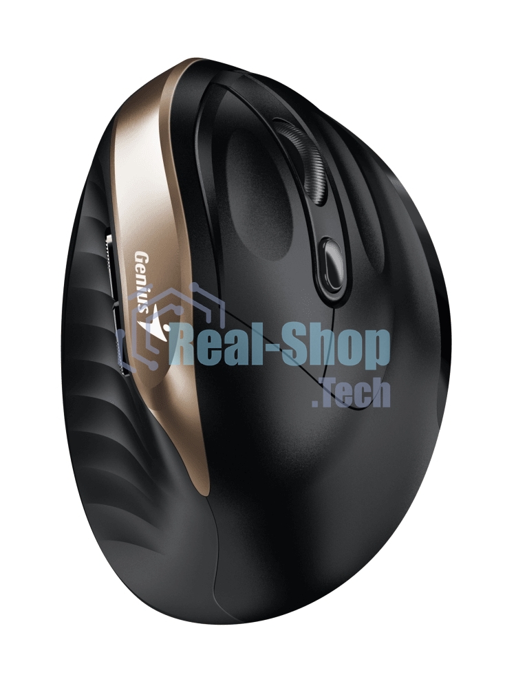 Мышь беспроводная Genius Ergo 8250S черный, 1600 dpi, радиоканал, USB, кнопки - 6