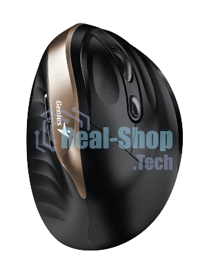 Мышь беспроводная Genius Ergo 8250S черный, 1600 dpi, радиоканал, USB, кнопки - 6