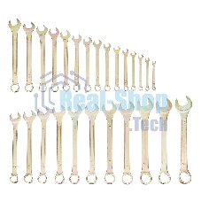 Набор ключей комбинированный Сибртех 6-32 мм, 26 шт, желтый цинк