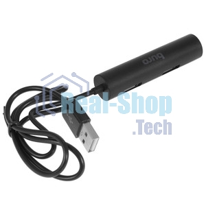 USB-концентратор Buro BU-HUB4-0.5R-U2.0, USB 2.0, USB 4 порта, USB