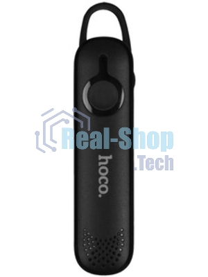Моно-гарнитура Hoco E63 черный, внутриканальный (моно), Bluetooth, заушное крепление, до 10 ч