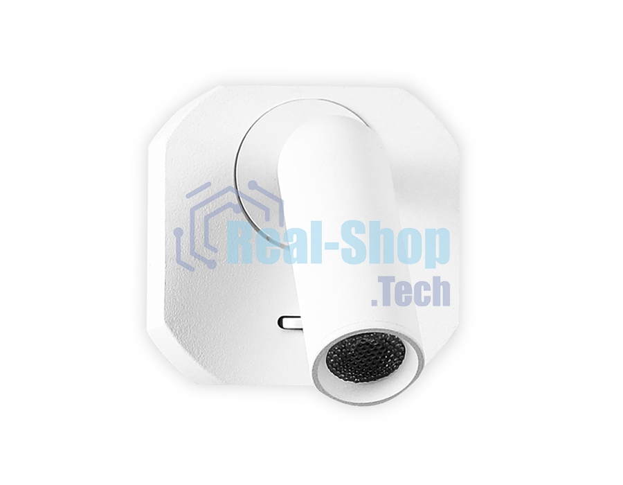 Настенный поворотный светодиодный светильник Ambrella light FW282 SWH белый песок LED 4200K 3W 66*66*65