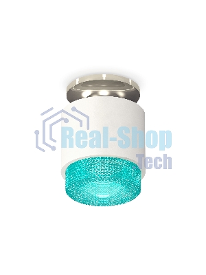 Светильник Ambrella Light XS7510082 SWH/BL белый песок/голубой MR16 GU5.3 (N7927, C7510, N7194)