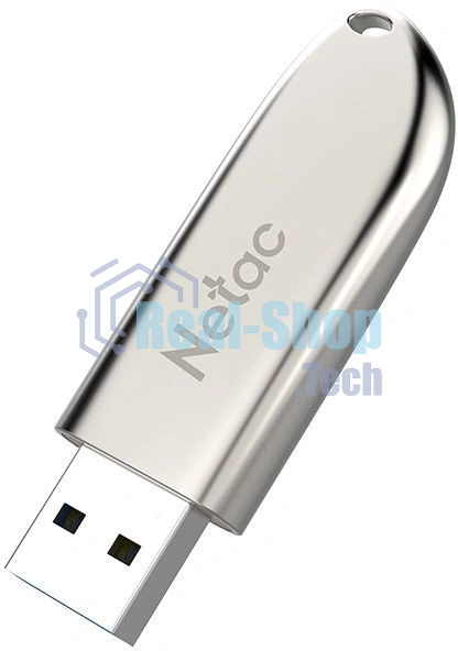 Флешка USB Netac U352 (NT03U352N-008G-20PN), 8Gb, USB 2.0, R/W 50/15, серебристый