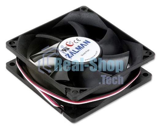 Вентилятор для корпуса Zalman ZM-F1 PLUS (SF) черный, 80 мм, 2000 об/мин, 23 дБ, 3 pin
