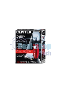 Машинка для стрижки Centek CT-2118 черный/красн