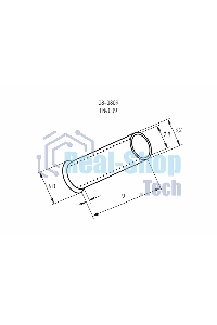 Наконечник штыревой втулочный Rexant L-9 мм 4 мм² (НШВ 4.0-9/НГ 4,0-9)