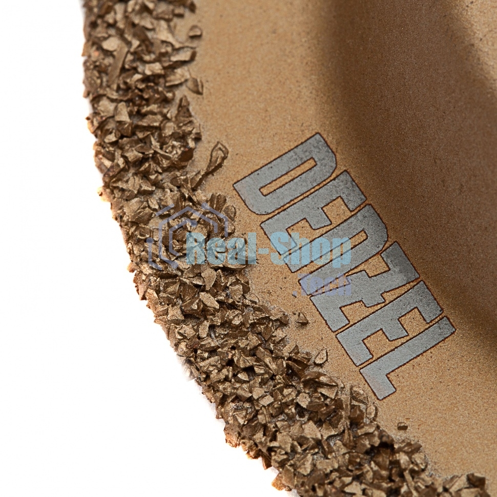 Насадка для МФИ Denzel режущая полукруг., HM, по плитке и дереву, 65 мм