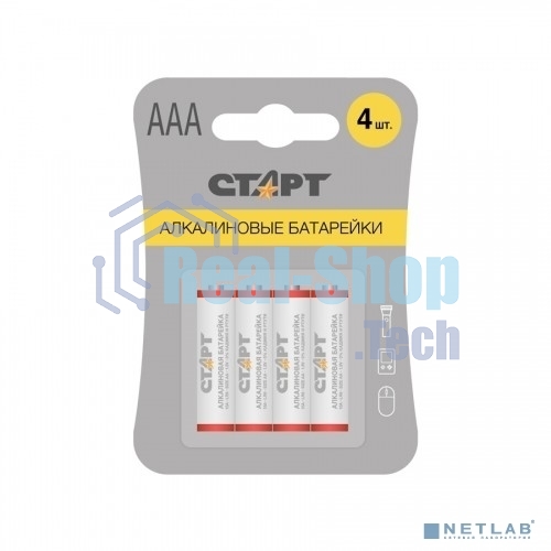 Батарейки СТАРТ LR03-BL4 40/720 (4 шт)