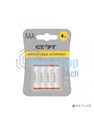 Батарейки СТАРТ LR03-BL4 40/720 (4 шт)