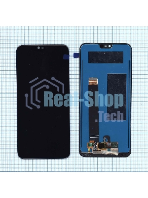Дисплей для Nokia 7.1 черный