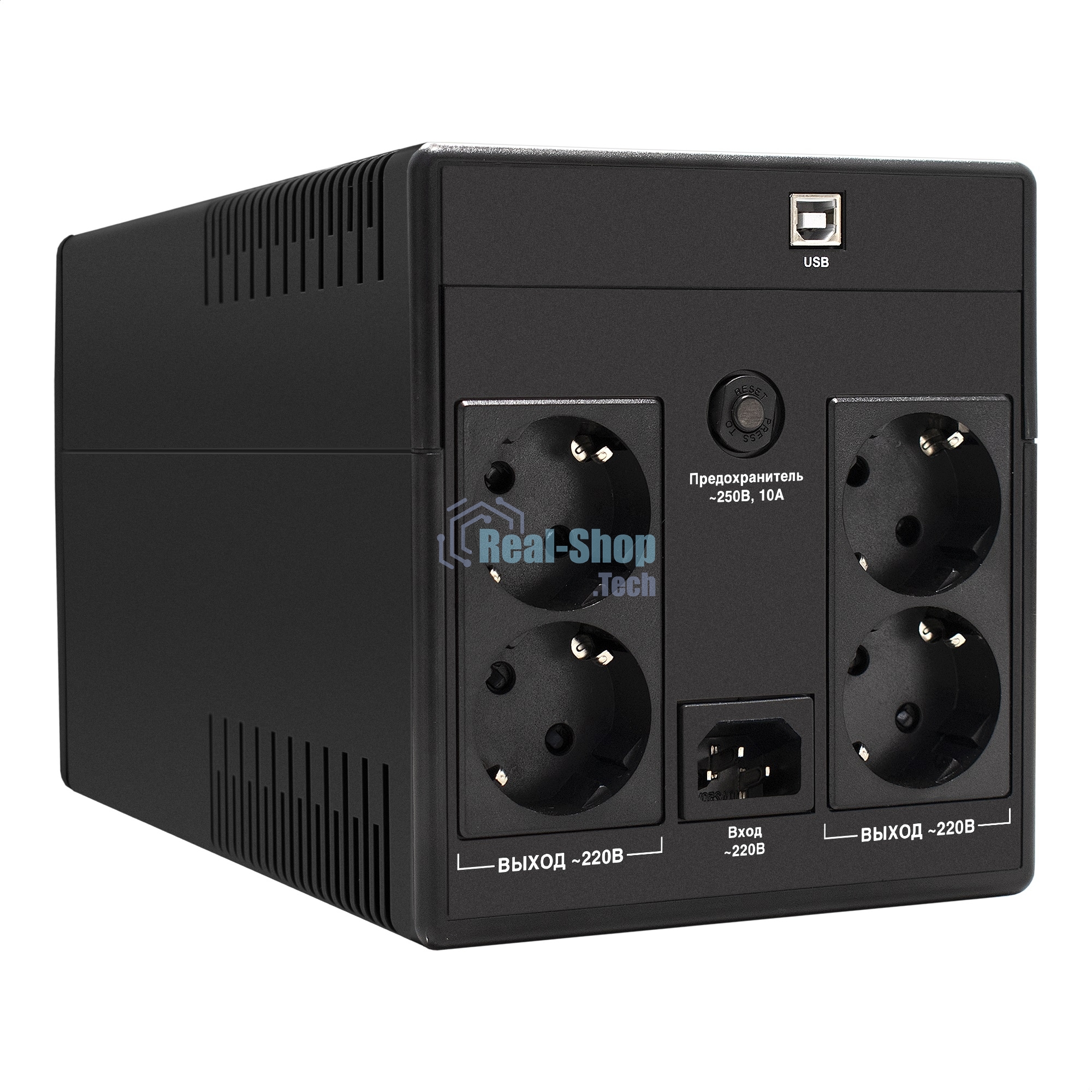 Источник бесперебойного питания ExeGate SpecialPro Smart LLB-1500.LCD.AVR.4SH.USB 1500VA/950W, LCD, AVR, 4*Schuko, USB, черный