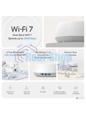 Домашняя Mesh Wi-Fi система TP-Link Deco BE25(3-pack)