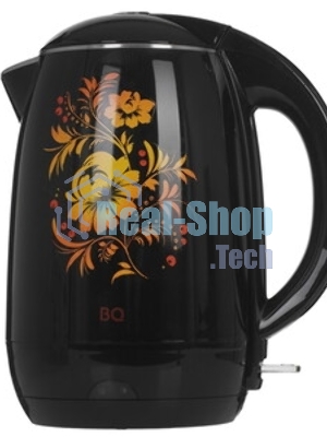 Чайник электрический BQ KT1702P черный-Цветы
