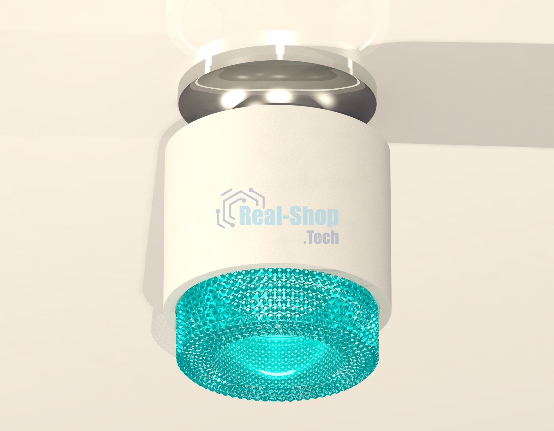 Светильник Ambrella Light XS7510082 SWH/BL белый песок/голубой MR16 GU5.3 (N7927, C7510, N7194)