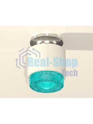 Светильник Ambrella Light XS7510082 SWH/BL белый песок/голубой MR16 GU5.3 (N7927, C7510, N7194)