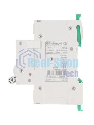 Выключатель автоматический 4П 25А характеристика C 6кA 400В Systeme Electric Systeme9 (кратно 1)