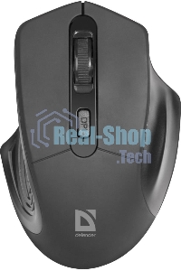 Мышь беспроводная Defender Datum MB-345 черный, 1600 dpi, радиоканал, USB, кнопки - 4