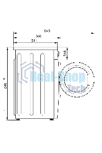 Стиральная машина Atlant СМА 70С107-000 белый, загрузка фронтальная 7 кг, 1000 об/мин., класс: А++